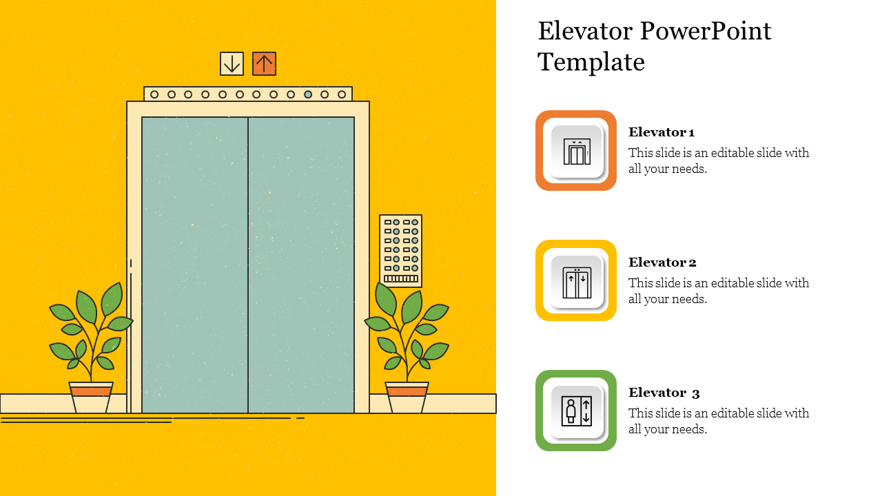 Elevator PowerPoint Template